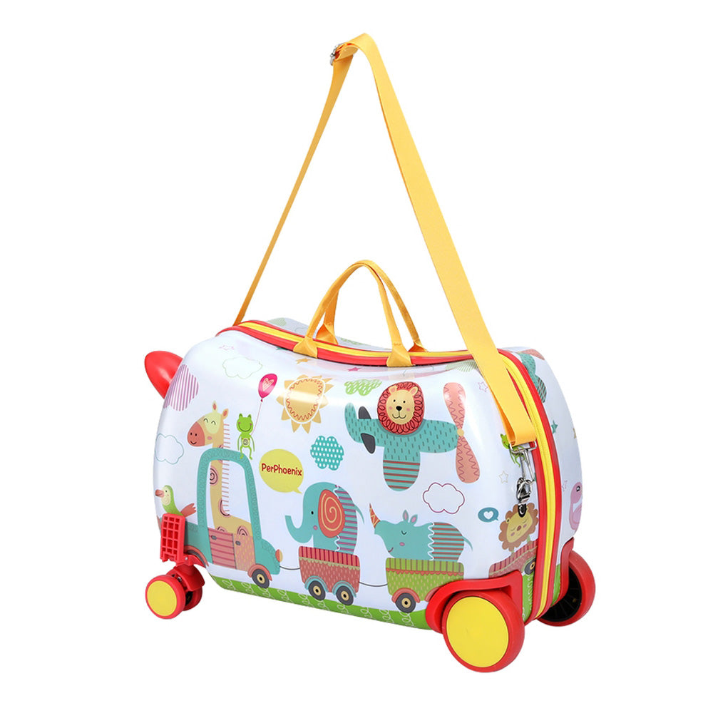 Wanderlite 17" Kids Ride On Luggage Children Suitcase Trolley Travel Zoo Tristar Online