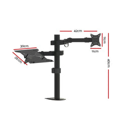 Artiss Monitor Arm Stand Laptop Tray Display Desk Mount Bracket Screen Holder Tristar Online