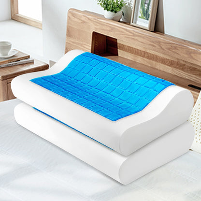 Giselle Bedding Set of 2 Cool Gell Memory Foam Pillows Tristar Online
