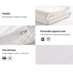 Giselle Bedding Memory Foam Mattress Topper 8cm Double Tristar Online