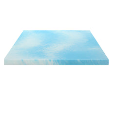Giselle Cool Gel Memory Foam Topper Mattress Toppers w/ Bamboo Cover 5cm QUEEN Tristar Online