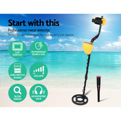 Metal Detector Pinpointer Deep Sensitive Searching Treasure Gold Hunt Digger 180MM Tristar Online