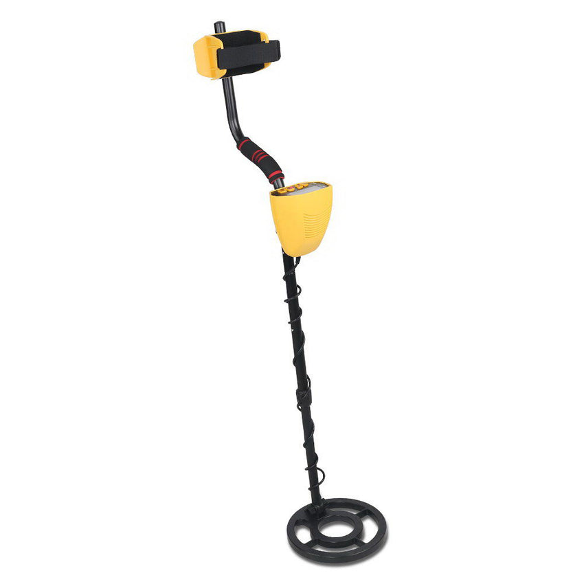 LCD Screen Metal Detector with Headphones - Yellow Tristar Online