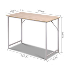 Artiss Computer Desk Oak 100CM Tristar Online