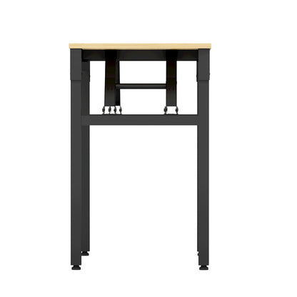 Artiss Computer Desk Laptop Table Bookshelf Desk Storage Rack Office Study Oak Tristar Online