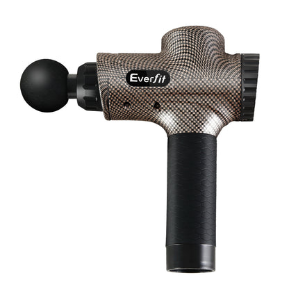 Everfit Massage Gun 6 Heads Massager Electric LCD Vibration Relief Percussion Tristar Online