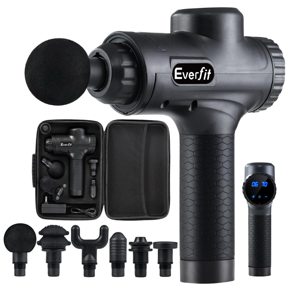 Everfit Massage Gun 30 Speed 6 Heads Vibration Muscle Massager Chargea Tristar Online Everfit Massage Gun 30 Speed 6 Heads Vibration Muscle Massager Chargea Tristar Online