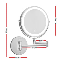 Embellir Extendable Makeup Mirror 10X Magnifying Double-Sided Bathroom Mirror Tristar Online