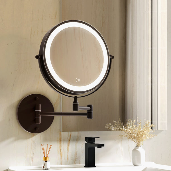 Embellir Extendable Makeup Mirror 10X Magnifying Double-Sided Bathroom Mirror BR Tristar Online