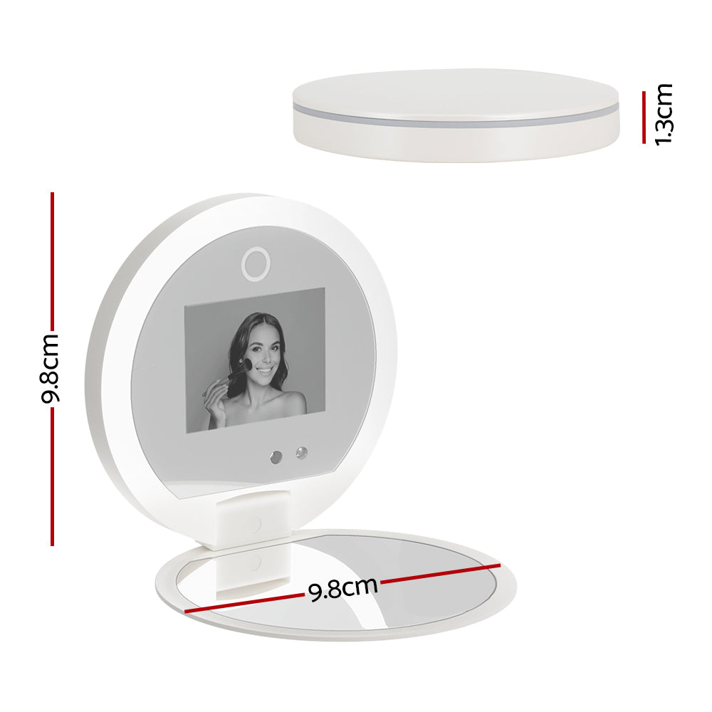 Embellir Compact Makeup Mirror with UV Camera for Sunscreen Test Portable Travel Tristar Online