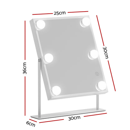Embellir Bluetooth LED Makeup Mirror Mirrors Lighted Vanity Hollywood 25X30CM Tristar Online