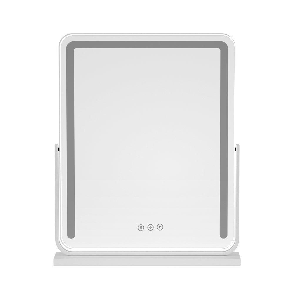 Embellir Makeup Mirror with Lights Hollywood Vanity LED Mirrors White 40X50CM Tristar Online