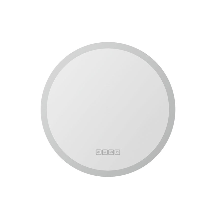 Embellir Bluetooth LED Wall Mirror With Light 50CM Bathroom Decor Round Mirrors Tristar Online