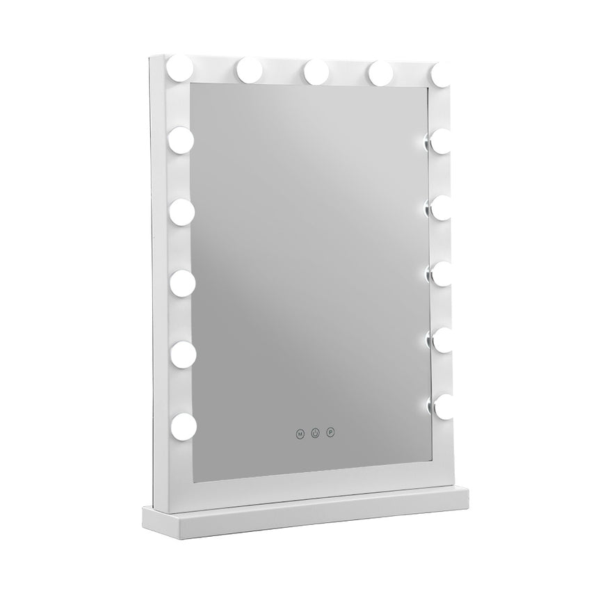 Embellir Hollywood Makeup Mirror With Light 15 LED Bulbs Vanity Lighted Stand Tristar Online