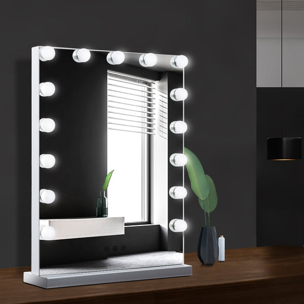 Embellir Hollywood Makeup Mirror With Light 15 LED Bulbs Lighted Frameless Tristar Online