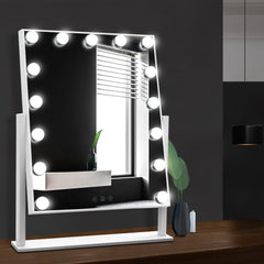 Embellir Hollywood Makeup Mirror with 15 Dimmable Bulb Lighted Dressing Mirror Tristar Online