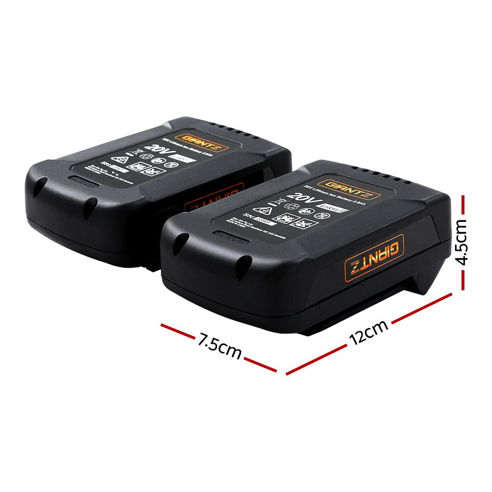 Giantz 40V Battery Only Batteries Lawn Mower Cordless Electric Lithium Powered Tristar Online