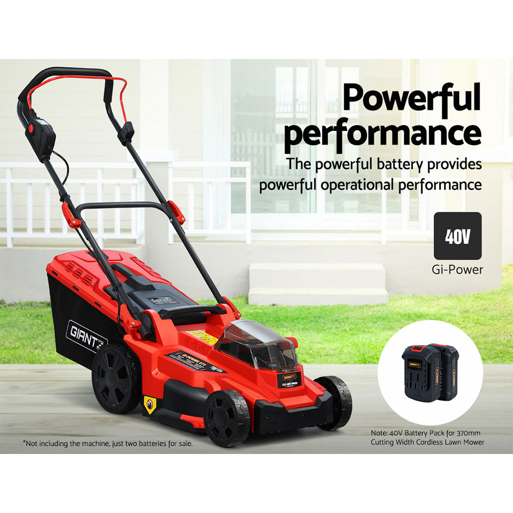 Giantz 40V Battery Only Batteries Lawn Mower Cordless Electric Lithium Powered Tristar Online