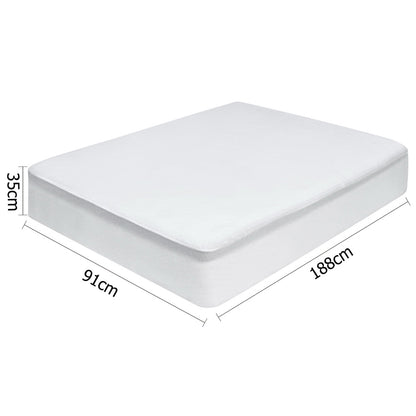 Giselle Bedding Single Size Waterproof Bamboo Mattress Protector Tristar Online