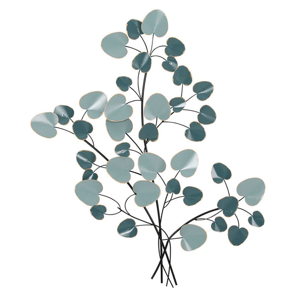 Artiss Metal Wall Art Hanging Sculpture Home Decor Leaf Tree of Life Blue Tristar Online