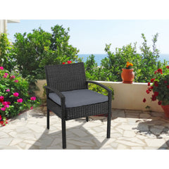 Gardeon Outdoor Furniture Bistro Wicker Chair Black Tristar Online