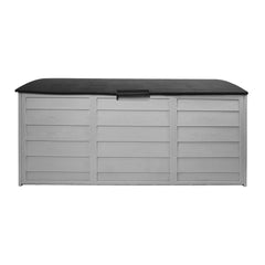 Gardeon Outdoor Storage Box 290L Lockable Organiser Garden Deck Shed Tool Black Tristar Online