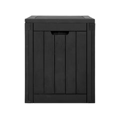 Gardeon Outdoor Storage Box 118L Container Lockable Indoor Garden Toy Tool Shed Black Tristar Online