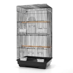 i.Pet Medium Bird Cage with Perch - Black Tristar Online