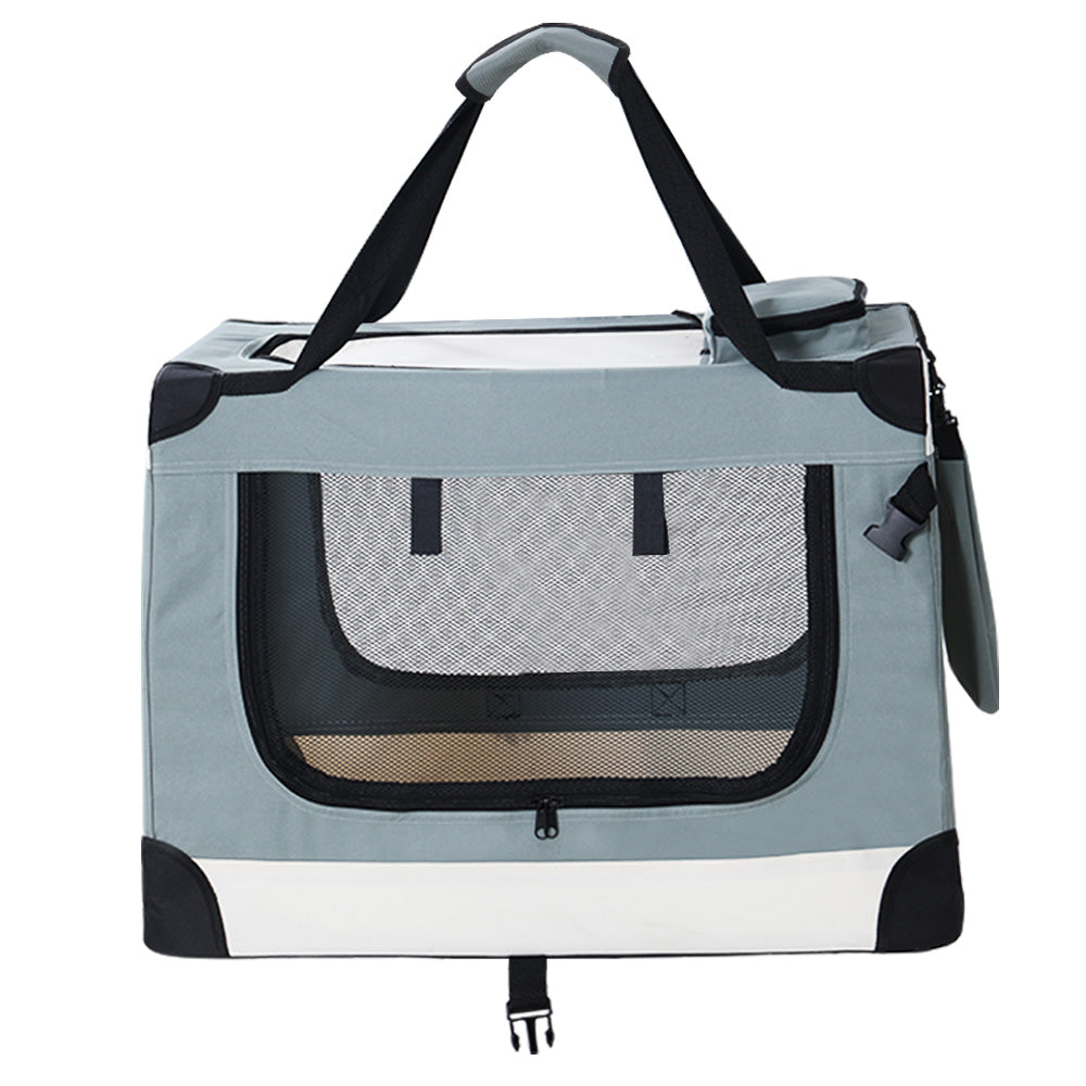 i.Pet Pet Carrier Soft Crate Dog Cat Travel 90x61CM Portable Foldable Car 2XL Tristar Online