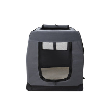 i.Pet Pet Carrier Soft Crate Dog Cat Travel 60x42CM Portable Foldable Car M Tristar Online