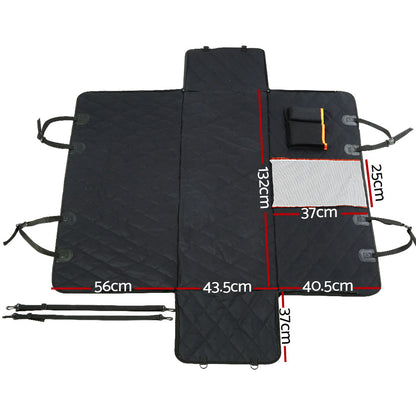 i.Pet Pet Car Seat Cover Dog Protector Hammock Back Waterproof Belt Non Slip Mat Tristar Online