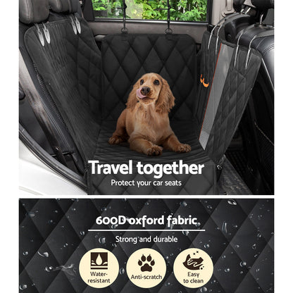 i.Pet Pet Car Seat Cover Dog Protector Hammock Back Waterproof Belt Non Slip Mat Tristar Online