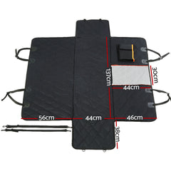 i.Pet Pet Car Seat Cover Dog Hammock Protector Back Waterproof Belt Non Slip Mat Tristar Online