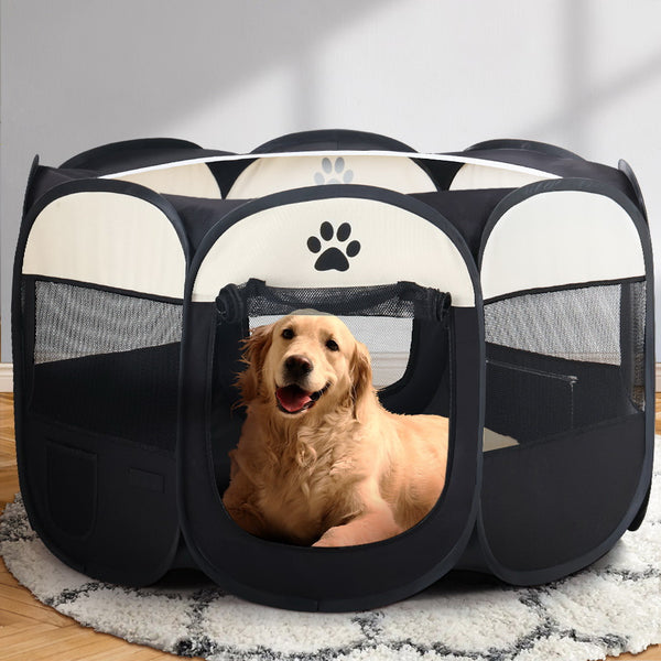 i.Pet Dog Playpen Pet Playpen Enclosure Crate 8 Panel Play Pen Tent Bag Fence Puppy 3XL Tristar Online