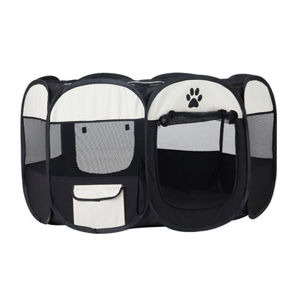 i.Pet Dog Playpen Pet Playpen Enclosure Crate 8 Panel Play Pen Tent Bag Fence Puppy XL Tristar Online