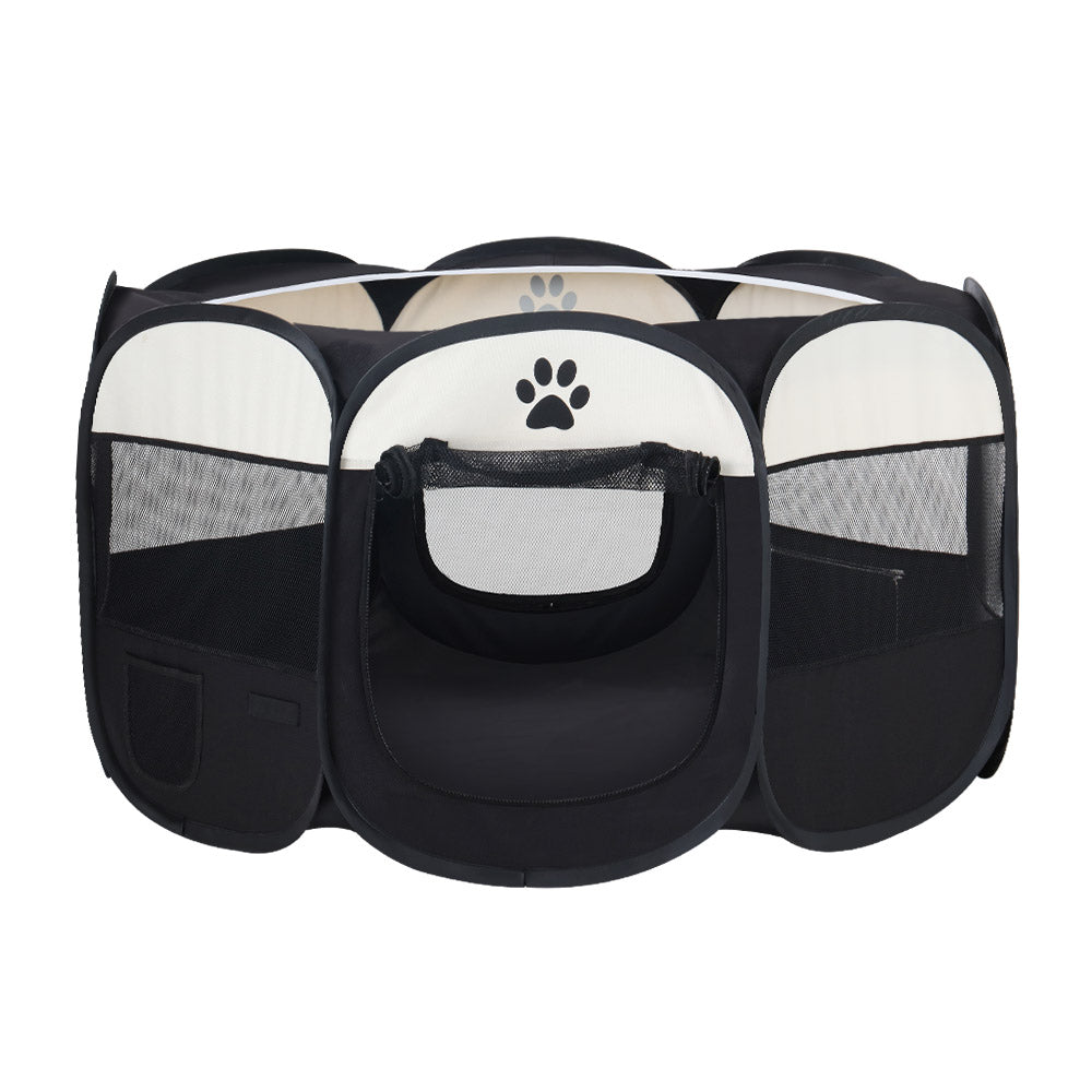 i.Pet Dog Playpen Pet Playpen Enclosure Crate 8 Panel Play Pen Tent Bag Fence Puppy XL Tristar Online