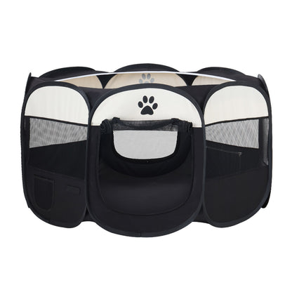 i.Pet Dog Playpen Pet Playpen Enclosure Crate 8 Panel Play Pen Tent Bag Fence Puppy XL Tristar Online