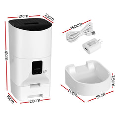 i.Pet Automatic Pet Feeder 9L Auto Wifi Dog Cat Feeder Smart Food App Dispenser Tristar Online