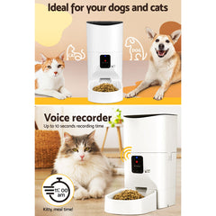 i.Pet Automatic Pet Feeder 9L Auto Wifi Dog Cat Feeder Smart Food App Dispenser Tristar Online