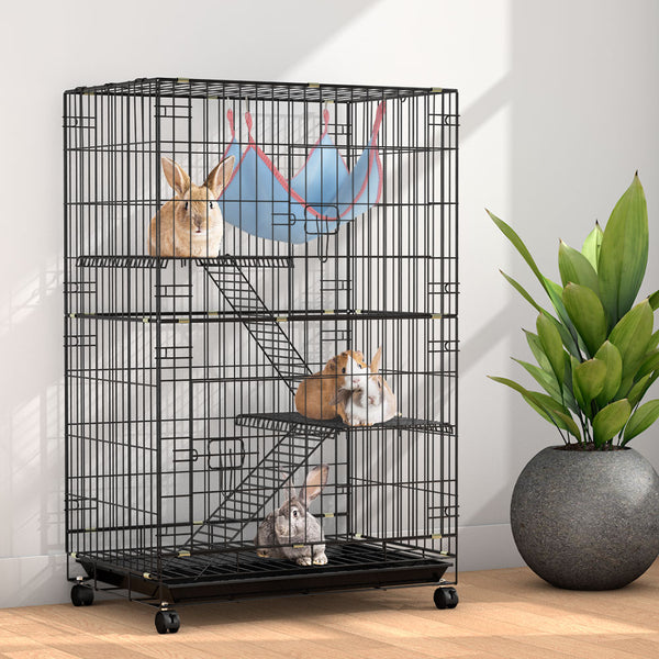 i.Pet Rabbit Cage Indoor Hutch Guinea Pig Bunny Ferret Hamster Pet Cage Outdoor Tristar Online