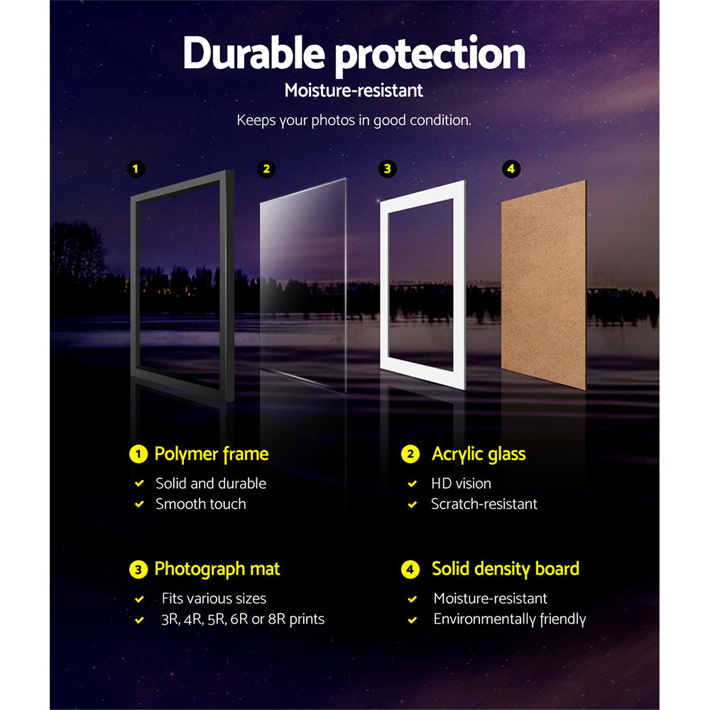 Artiss Photo Frames 11PCS  5x7in 6x8in 8x10in Hanging Wall Frame Black Tristar Online