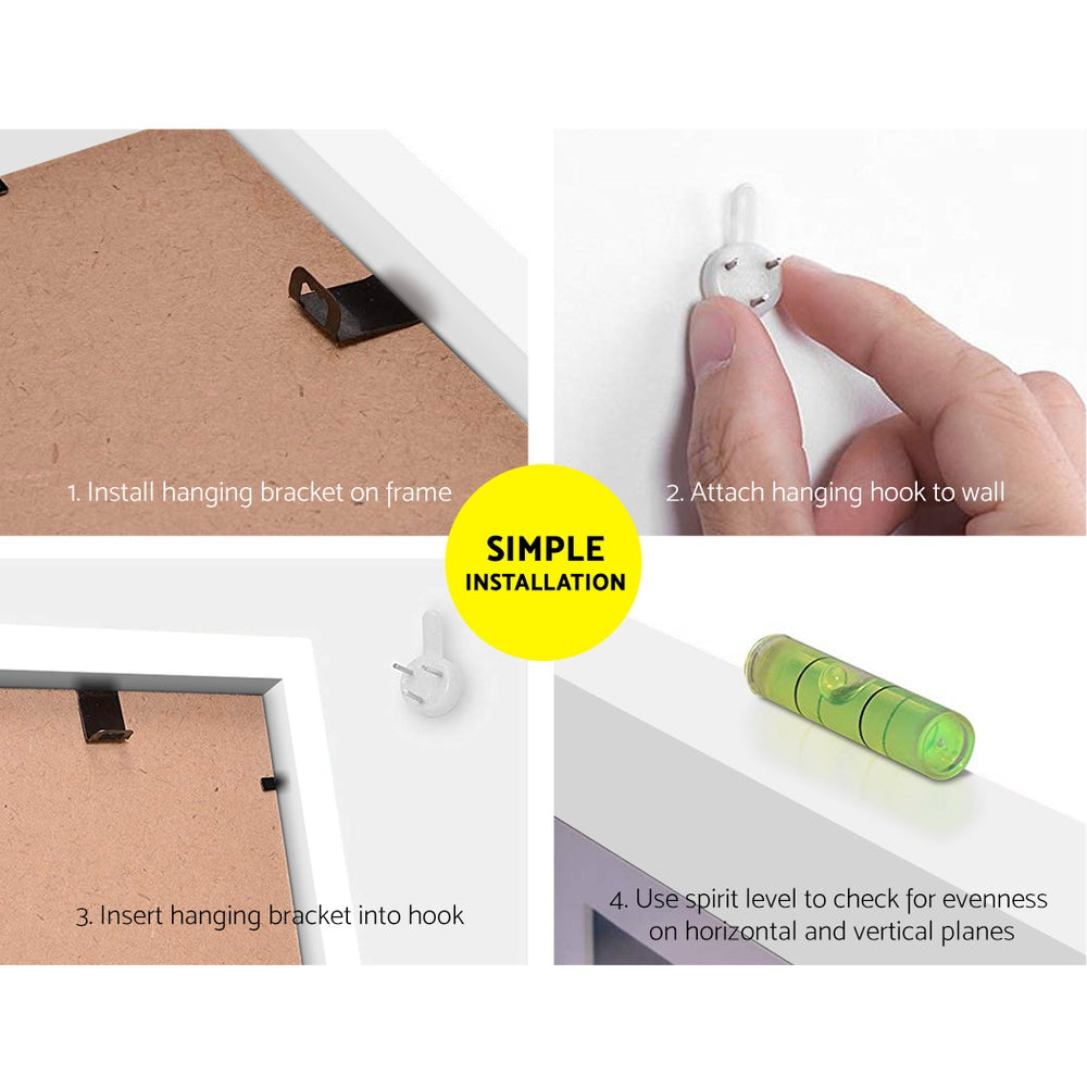 Artiss Photo Frames 26PCS  8x10in 5x7in 4x6in 3.5x5in Hanging Wall Frame White Tristar Online