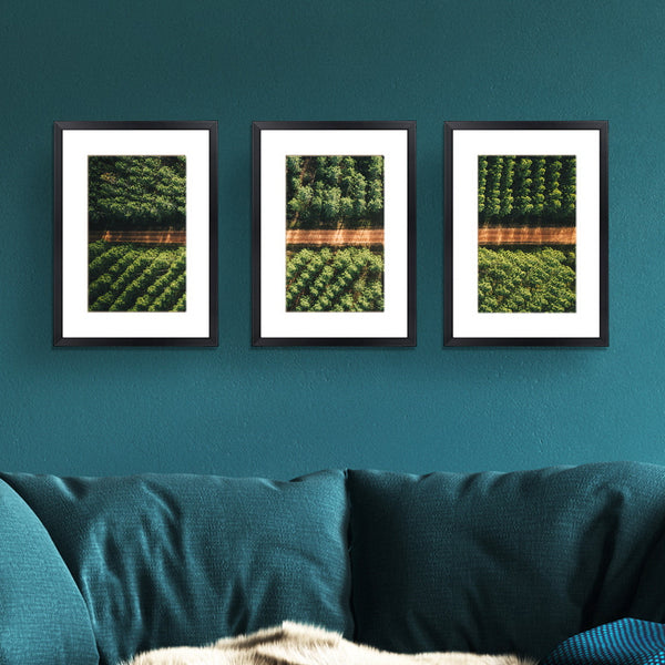 3 PCS Photo Frame Wall Set A3 Picture Home Decor Art Gift Present Black Tristar Online