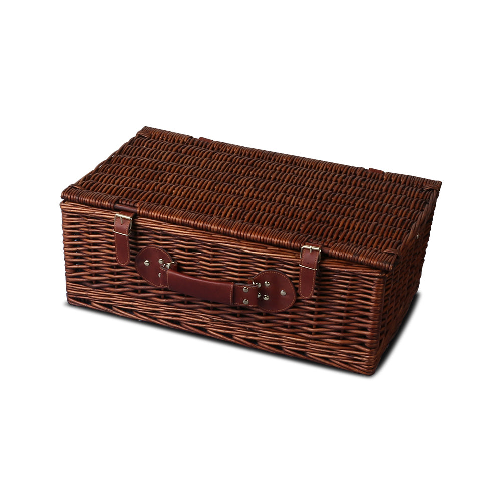 Alfresco 4 Person Picnic Basket Handle Baskets Outdoor Insulated Blanket Tristar Online