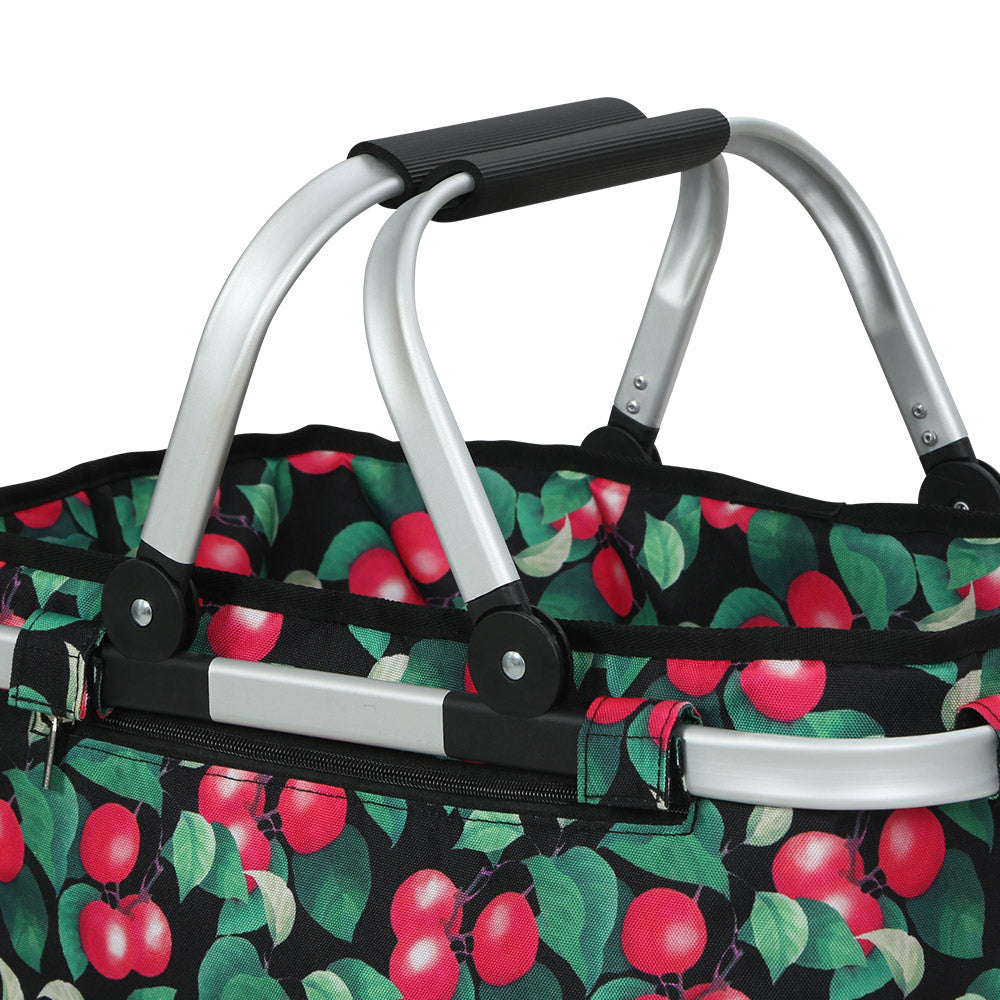 Alfresco Picnic Bag Basket Folding Large Hamper Camping Hiking Insulated Tristar Online