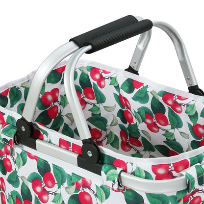 Alfresco Picnic Bag Basket Folding Hamper Camping Hiking Insulated Outdoor Tristar Online
