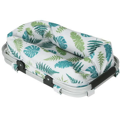 Alfresco Picnic Bag Basket Folding Hamper Camping Hiking Insulated White Tristar Online