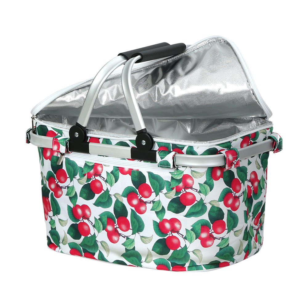 Alfresco Picnic Bag Basket Hamper Camping Hiking Insulated Lunch Cooler Folding Tristar Online