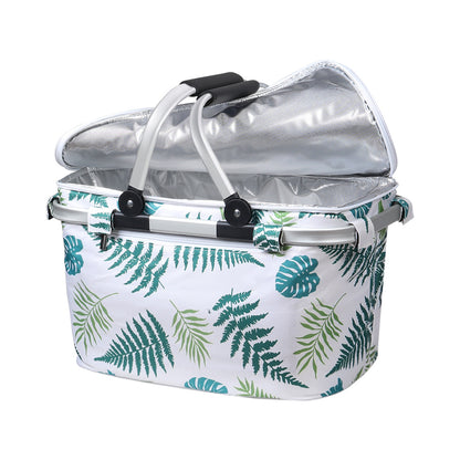 Alfresco Folding Picnic Bag Basket Hamper Camping Hiking Insulated Lunch Cooler Tristar Online