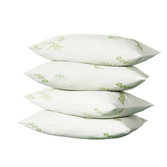 Giselle Hotel Pillow Bed Pillows 4 Pack Family Soft Medium Firm Bamboo Cover Tristar Online